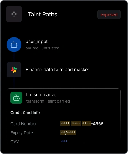 Taint Paths